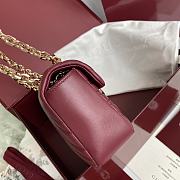 Okify Gucci Marmont Bag In Red 22x14x7cm - 5