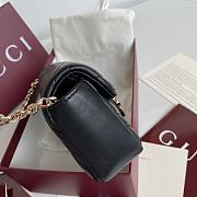 Okify Gucci Marmont Bag In Black 16.5x9.5x4.5cm - 2