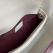 Okify Gucci Marmont Bag In White 16.5x9.5x4.5cm - 2