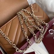 Okify Gucci Marmont Bag In Brown 16.5x9.5x4.5cm - 2
