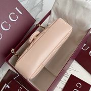 Okify Gucci Marmont Bag In Nude 16.5x9.5x4.5cm - 5