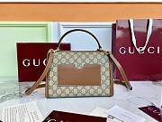 Okify Gucci Medium Padlock Tote Bag Brown 26x18x11.5cm - 2