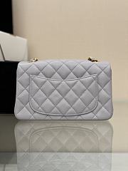 Okify CC Flap Bag In Gray With Gold Hardware 20cm - 4
