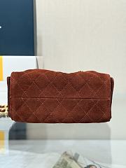 Okify CC 25 Small Hobo In Brown Suede 22x20x12.5cm - 3