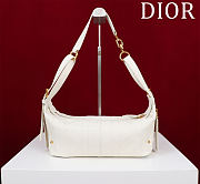 Okify Dior D-Journey Bag In White 25x14x14cm - 6
