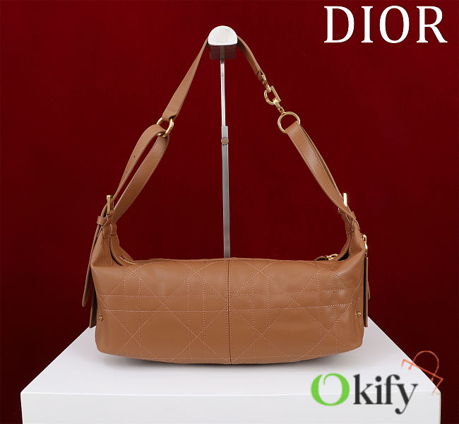 Okify Dior D-Journey Bag In Brown 33x16x15cm - 1