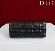 Okify Dior Jolie Top Handle Mini Bag In Black 18.5x13x8.5cm - 3
