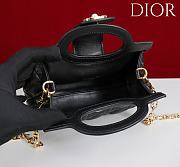 Okify Dior Jolie Top Handle Mini Bag In Black 18.5x13x8.5cm - 5