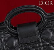 Okify Dior Jolie Top Handle Mini Bag In Black 18.5x13x8.5cm - 6