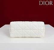 Okify Dior Jolie Top Handle Mini Bag In White 18.5x13x8.5cm - 6