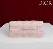 Okify Dior Jolie Top Handle Mini Bag In Light Pink 18.5x13x8.5cm - 6