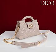 Okify Dior Jolie Top Handle Mini Bag In Beige 18.5x13x8.5cm - 4