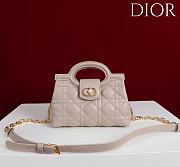 Okify Dior Jolie Top Handle Mini Bag In Beige 18.5x13x8.5cm - 1