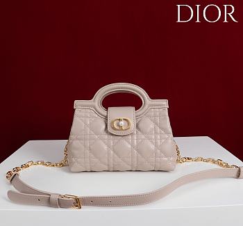 Okify Dior Jolie Top Handle Mini Bag In Beige 18.5x13x8.5cm