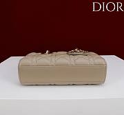 Okify Dior Lady D-joy Bag In Beige 19x10.5x5.5cm - 5