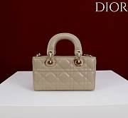 Okify Dior Lady D-joy Bag In Beige 19x10.5x5.5cm - 4