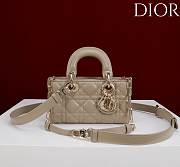 Okify Dior Lady D-joy Bag In Beige 19x10.5x5.5cm - 1