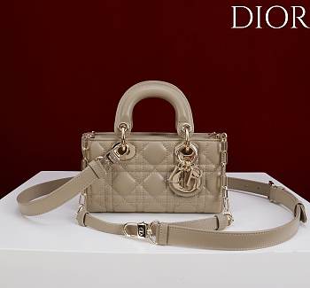 Okify Dior Lady D-joy Bag In Beige 19x10.5x5.5cm