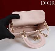 Okify Dior Lady D-joy Bag In Light Pink 19x10.5x5.5cm - 6