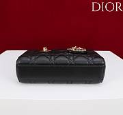 Okify Dior Lady D-joy Bag In Black 19x10.5x5.5cm - 3