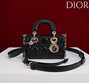 Okify Dior Lady D-joy Bag In Black 19x10.5x5.5cm - 1
