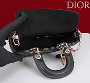 Okify Dior Lady D-joy Bag In Black 19x10.5x5.5cm - 2