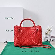 Okify Bottega Veneta Small Andiamo Bag In Red 25x20x10cm - 3