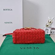 Okify Bottega Veneta Small Andiamo Bag In Red 25x20x10cm - 5