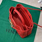 Okify Bottega Veneta Small Andiamo Bag In Red 25x20x10cm - 6