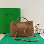 Okify Bottega Veneta Small Andiamo Bag In Brown 25x20x10cm - 3