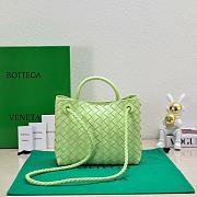 Okify Bottega Veneta Small Andiamo Bag In Bright Green 25x20x10cm - 3