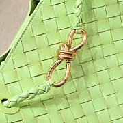 Okify Bottega Veneta Small Andiamo Bag In Bright Green 25x20x10cm - 2