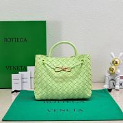Okify Bottega Veneta Small Andiamo Bag In Bright Green 25x20x10cm - 1