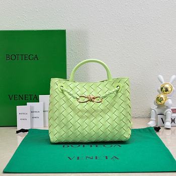 Okify Bottega Veneta Small Andiamo Bag In Bright Green 25x20x10cm