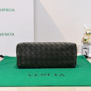 Okify Bottega Veneta Small Andiamo Bag In Dark Olive Green 25x20x10cm - 3