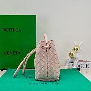 Okify Bottega Veneta Small Andiamo Bag In Light Pink 25x20x10cm - 6