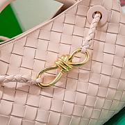 Okify Bottega Veneta Small Andiamo Bag In Light Pink 25x20x10cm - 4