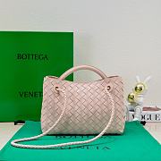 Okify Bottega Veneta Small Andiamo Bag In Light Pink 25x20x10cm - 3
