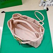 Okify Bottega Veneta Small Andiamo Bag In Light Pink 25x20x10cm - 2