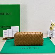 Okify Bottega Veneta Small Andiamo Bag In Brown Caramel 25x20x10cm - 5