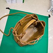 Okify Bottega Veneta Small Andiamo Bag In Brown Caramel 25x20x10cm - 4