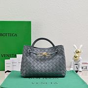 Okify Bottega Veneta Small Andiamo Bag In Gray 25x20x10cm - 1