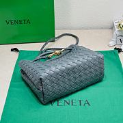 Okify Bottega Veneta Small Andiamo Bag In Dark Gray 25x20x10cm - 6
