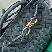 Okify Bottega Veneta Small Andiamo Bag In Dark Gray 25x20x10cm - 3