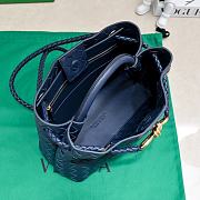 Okify Bottega Veneta Small Andiamo Bag In Dark Blue 25x20x10cm - 6