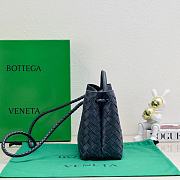 Okify Bottega Veneta Small Andiamo Bag In Dark Blue 25x20x10cm - 5