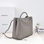 Okify Bottega Veneta Medium Andiamo Bag In Gray 32x24x12cm - 3