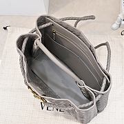Okify Bottega Veneta Medium Andiamo Bag In Gray 32x24x12cm - 6