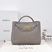 Okify Bottega Veneta Medium Andiamo Bag In Gray 32x24x12cm - 1