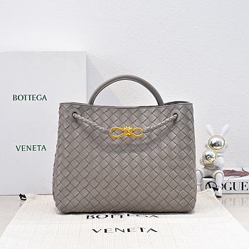 Okify Bottega Veneta Medium Andiamo Bag In Gray 32x24x12cm
